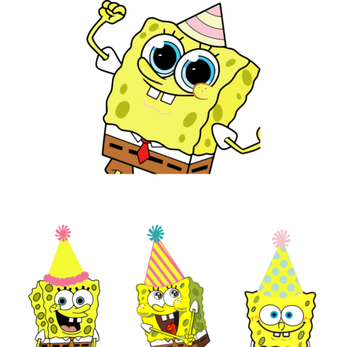 Spongebob Birthday SVG Designs | MasterBundles