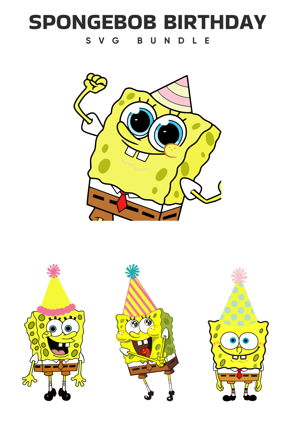 Festive sponge bob birthday day.