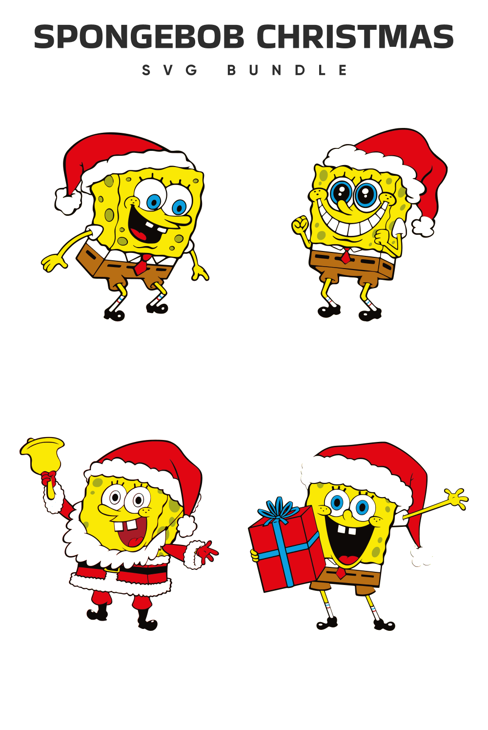 Coloring Pages Spongebob Christmas