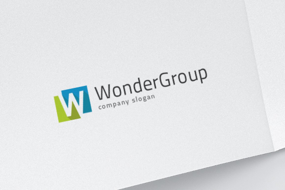 White paper with classic letter logo.