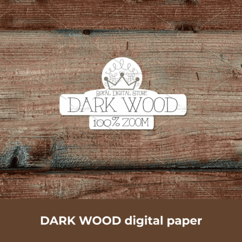 DARK WOOD digital paper.