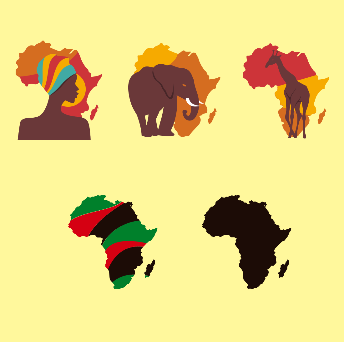 africa map svg cover.
