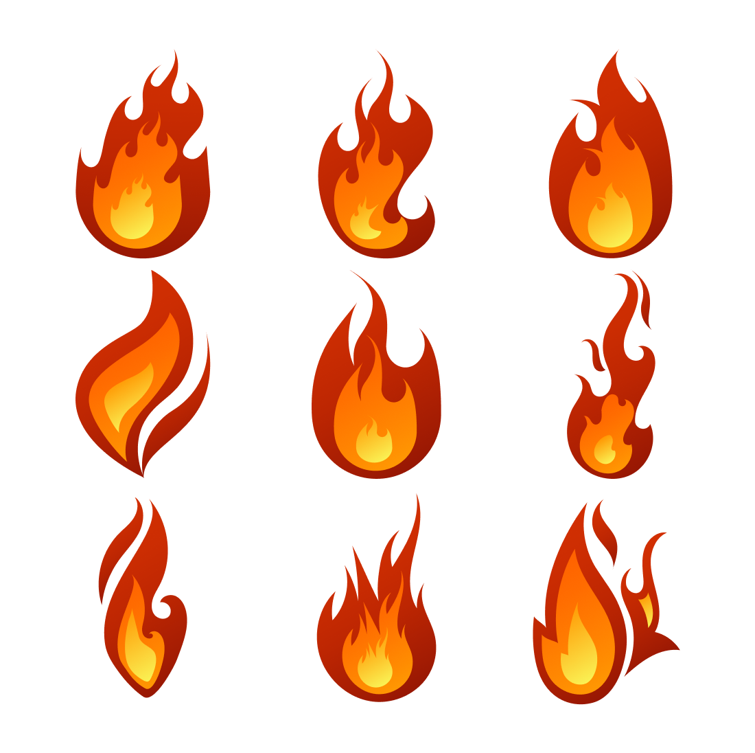 fire flame svg cover.