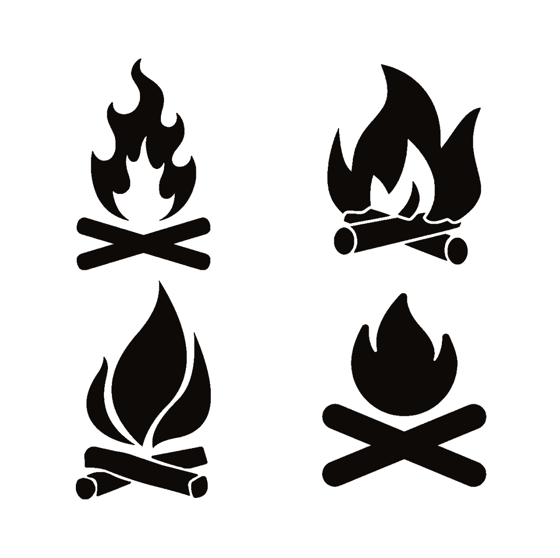 fire pit svg cover.