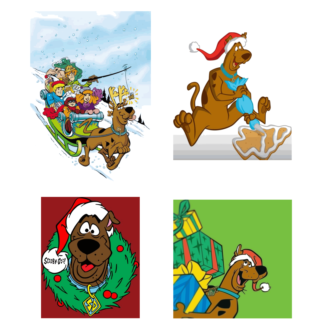scooby doo christmas svg cover.