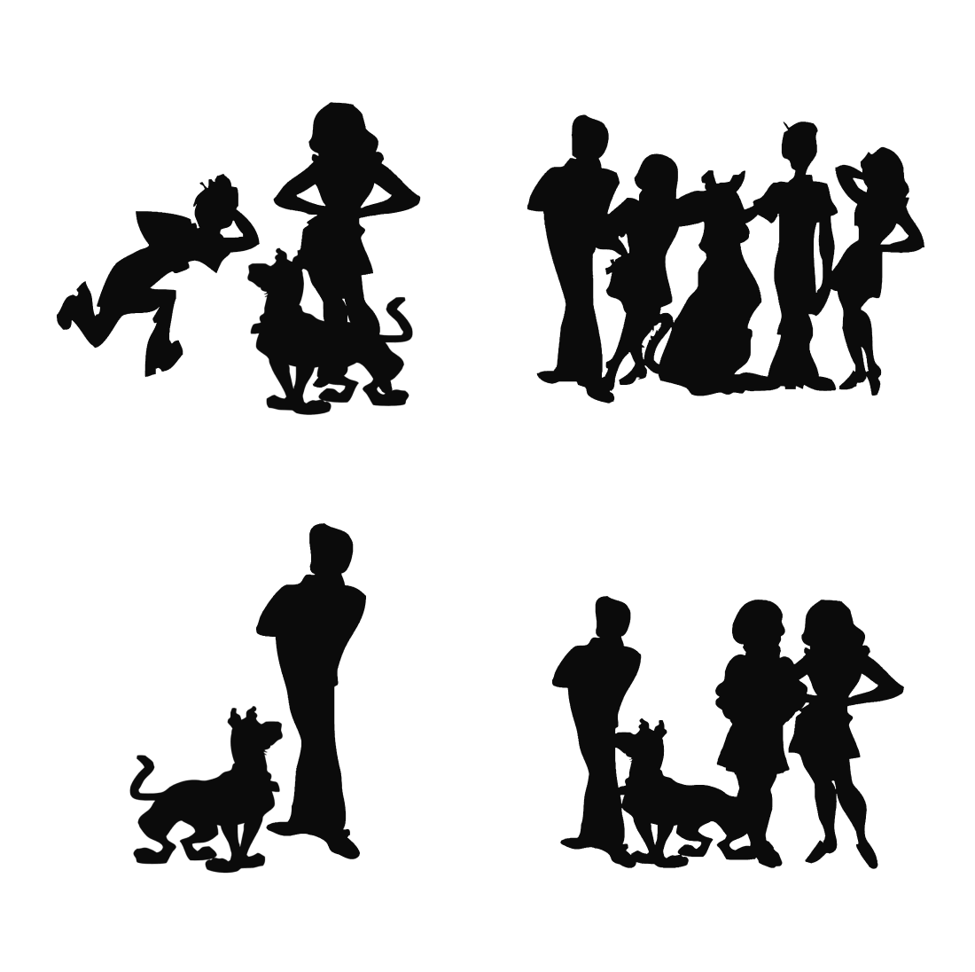 silhouette scooby doo svg cover.