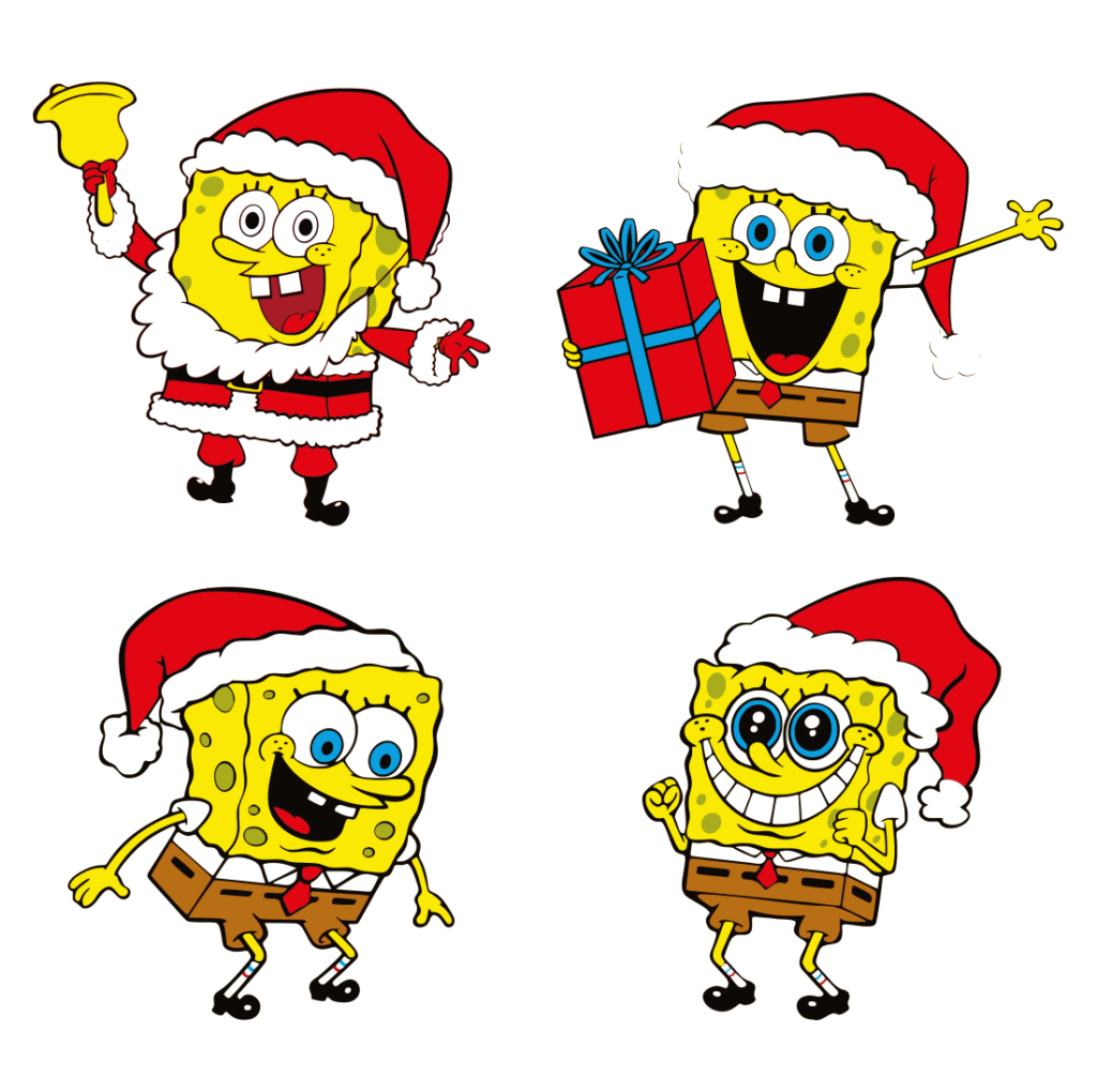 Spongebob Christmas SVG Designs MasterBundles