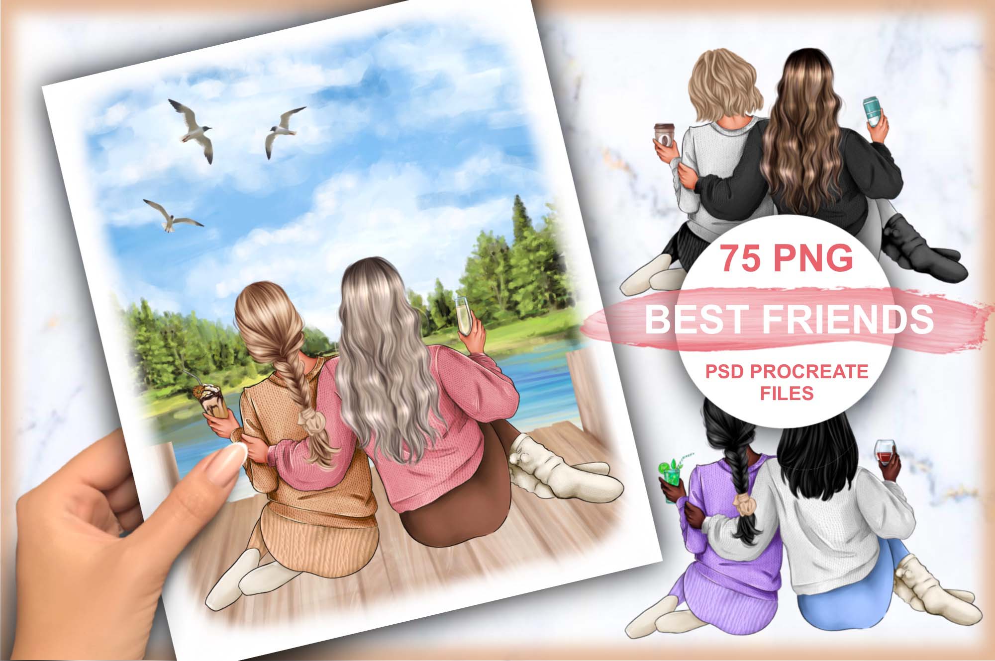 Best Friend Clipart Friends Or Sister Facebook Image.
