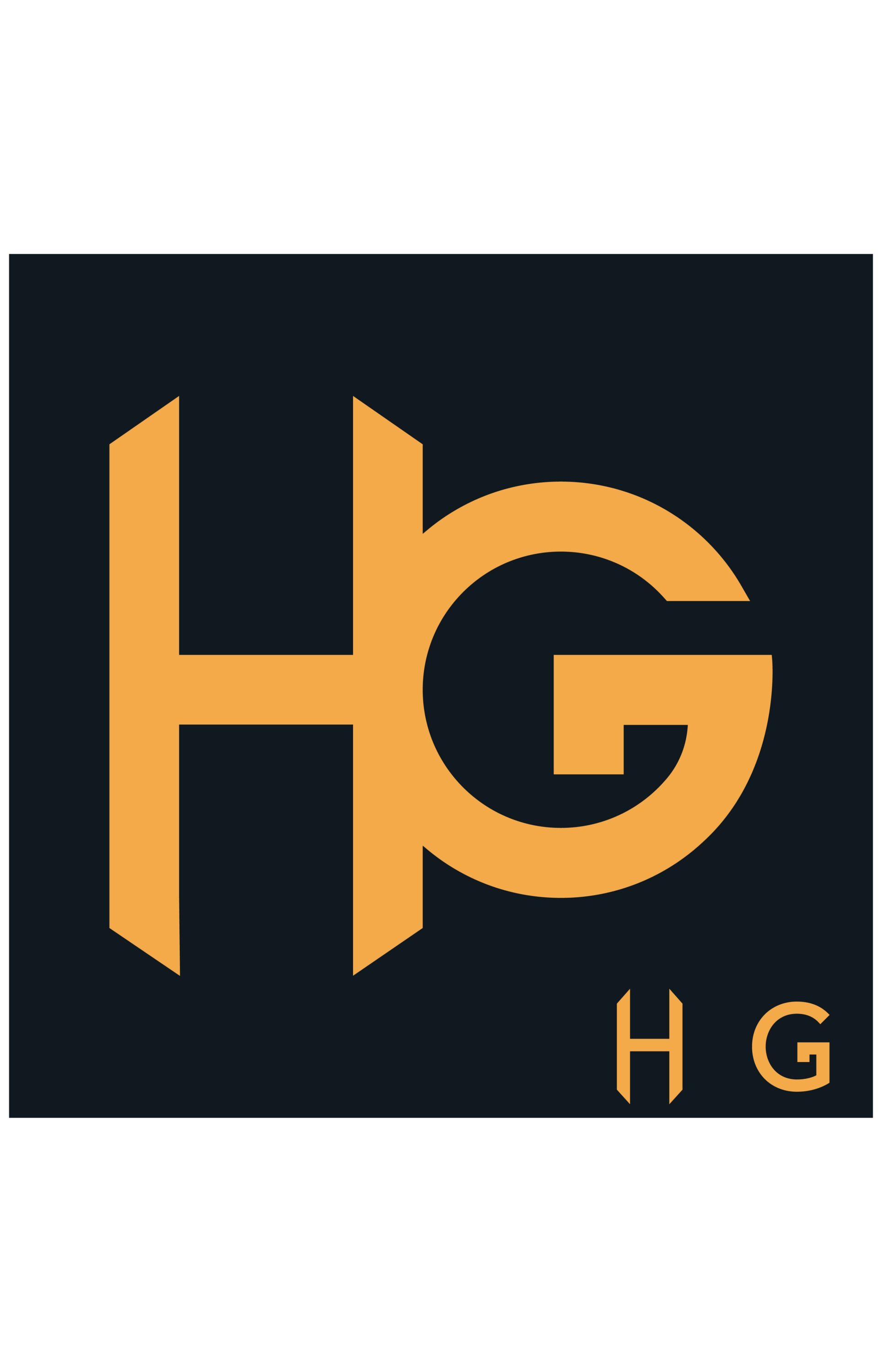Letter Logo Design HG Business Logo Pinterest Image.