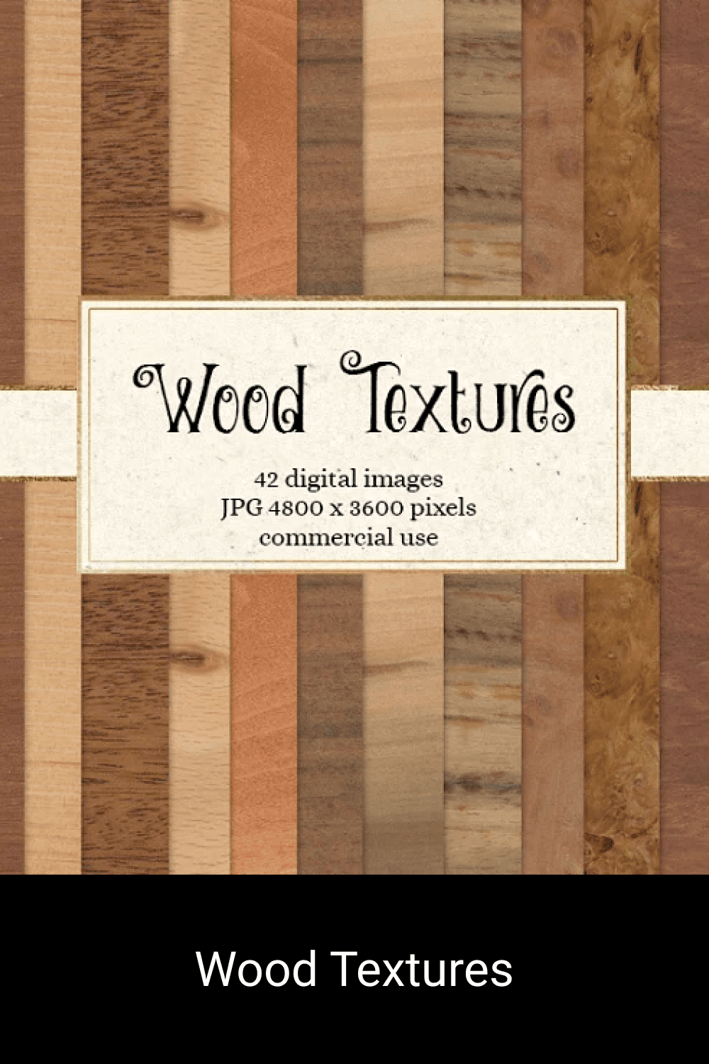 Light wooden textures collection.