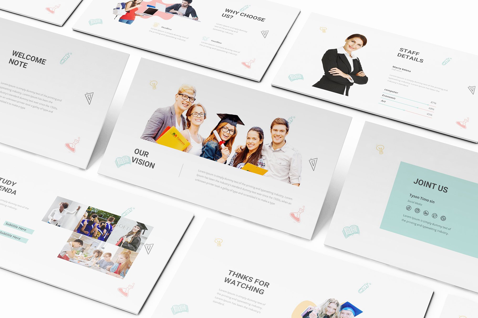 Use this creative template for your presentation.
