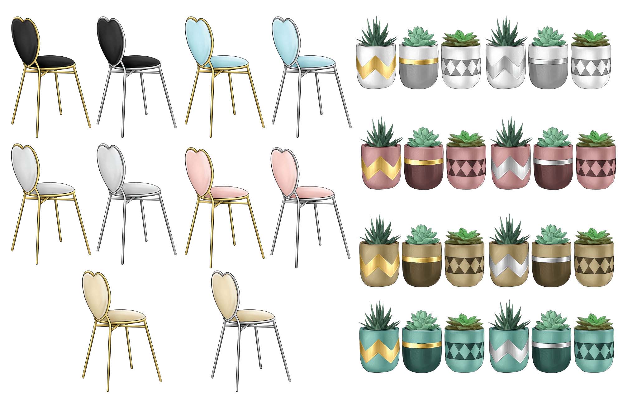 Home Decor Clipart Chairs.
