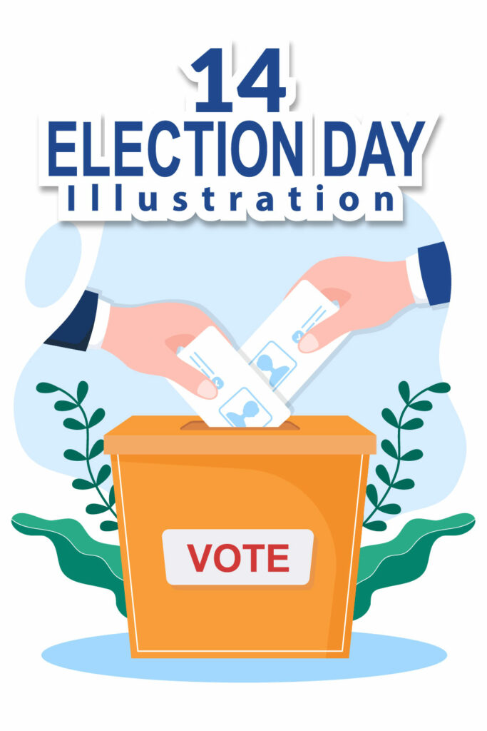 14 Election Day Political Illustration - MasterBundles