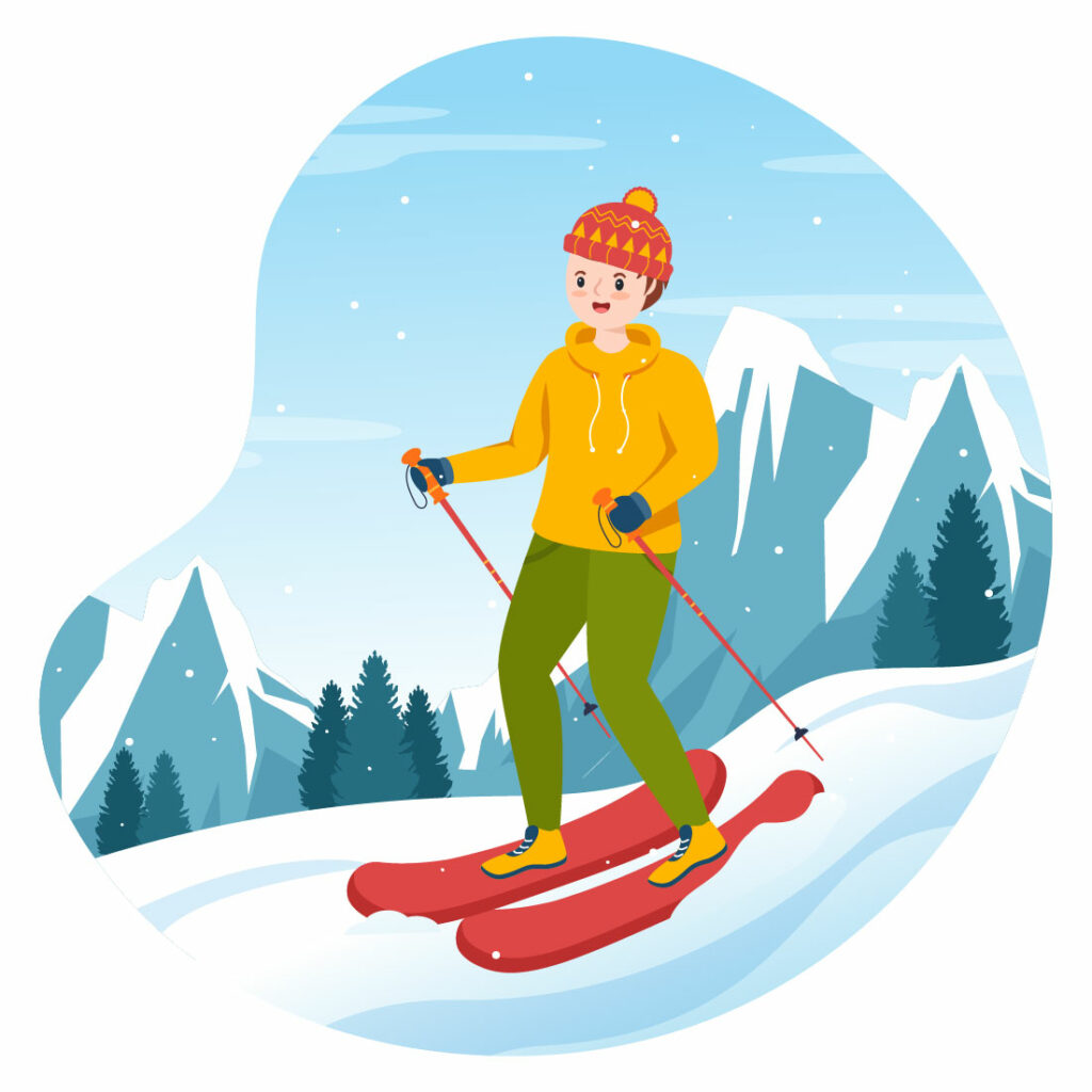 13 Snowboarding Activity Illustration - MasterBundles