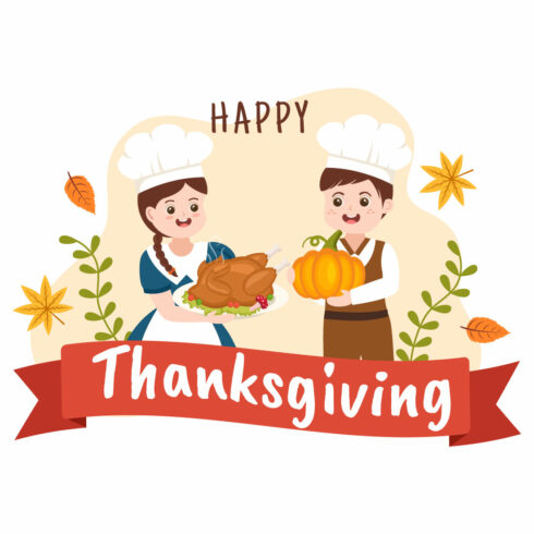 17 Happy Thanksgiving Illustration Cover Image.