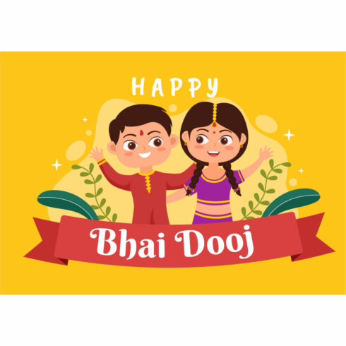 15 Bhai Dooj Indian Festival Celebration Illustration Cover Image.
