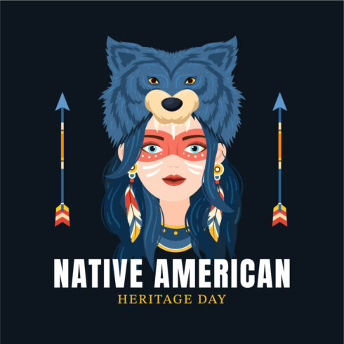 11 Native American Heritage Day Illustration Cover Image.