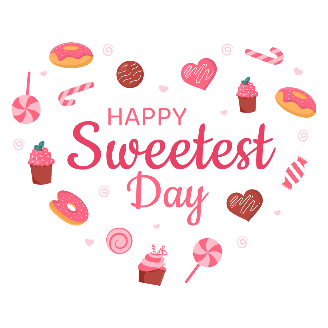 12 Happy Sweetest Day Illustration Preview Image.