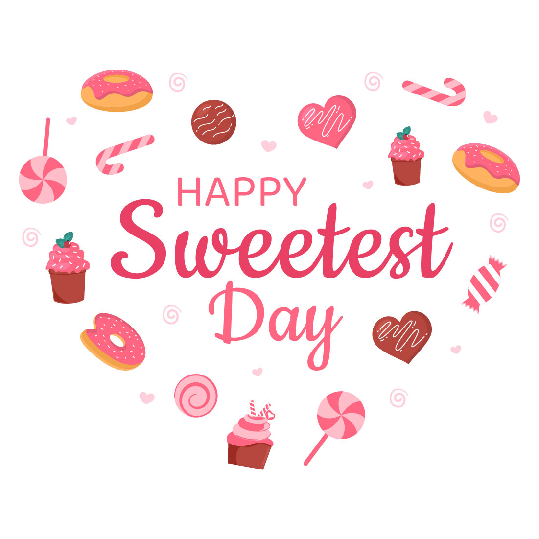 12 Happy Sweetest Day Illustration MasterBundles