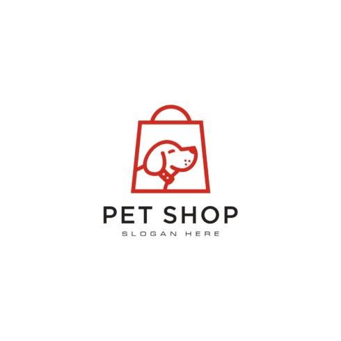 Dog Shop Logo Vector Design Cover Image.