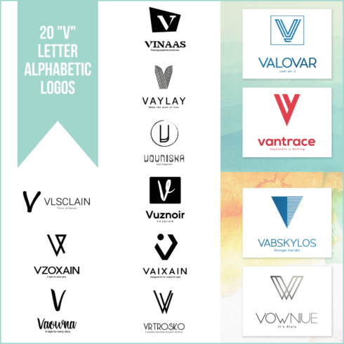 Letter V Branding Ideas - 22+ Best V Brand Identity Designs 2023