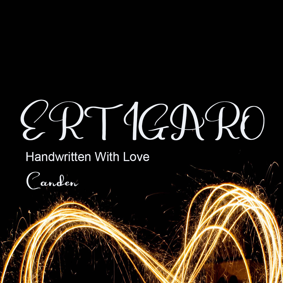 ERTIGARO Simple Handwritten Font - Only $18 cover image.