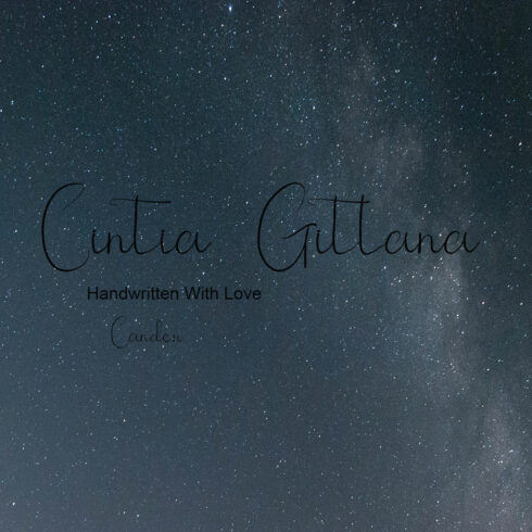 Cintia Gitlana Font - Only$16 cover image.