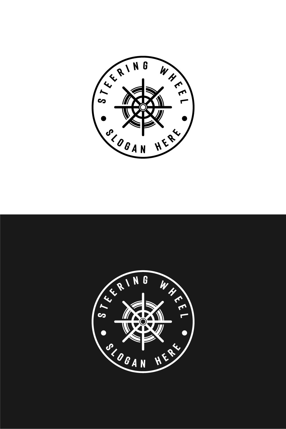 Ship's Wheel Logo Template Design