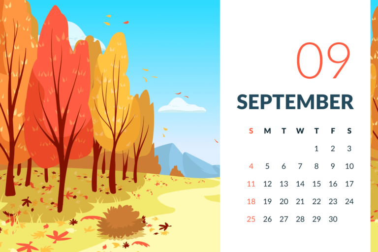 40+ Printable September Calendars 2022: Free & Premium