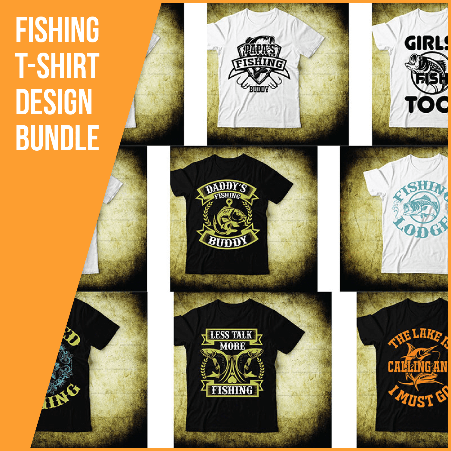 Fishing T-Shirt Design Bundle.