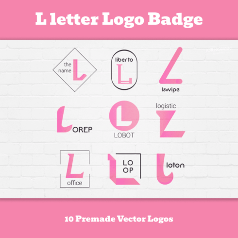14+ Letter L Logo Designs for 2023 - MasterBundles