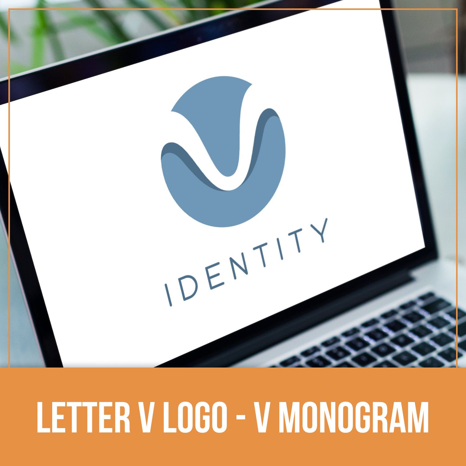 Letter V Logo - V Monogram cover.