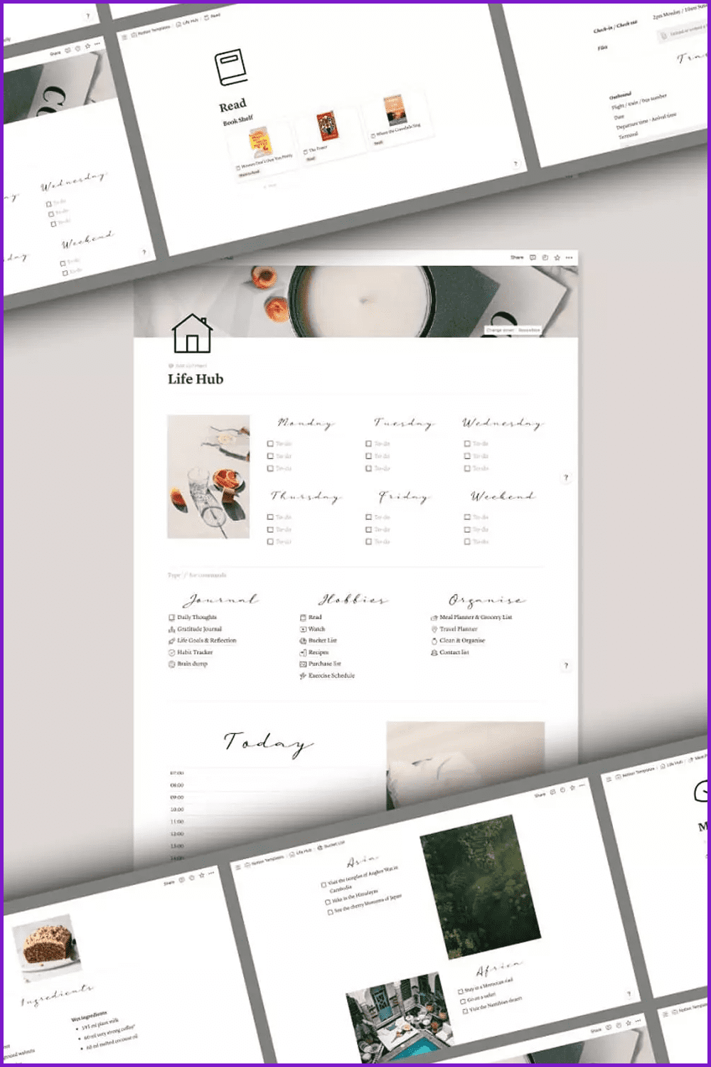 Personal Organisation Hub On Notion.