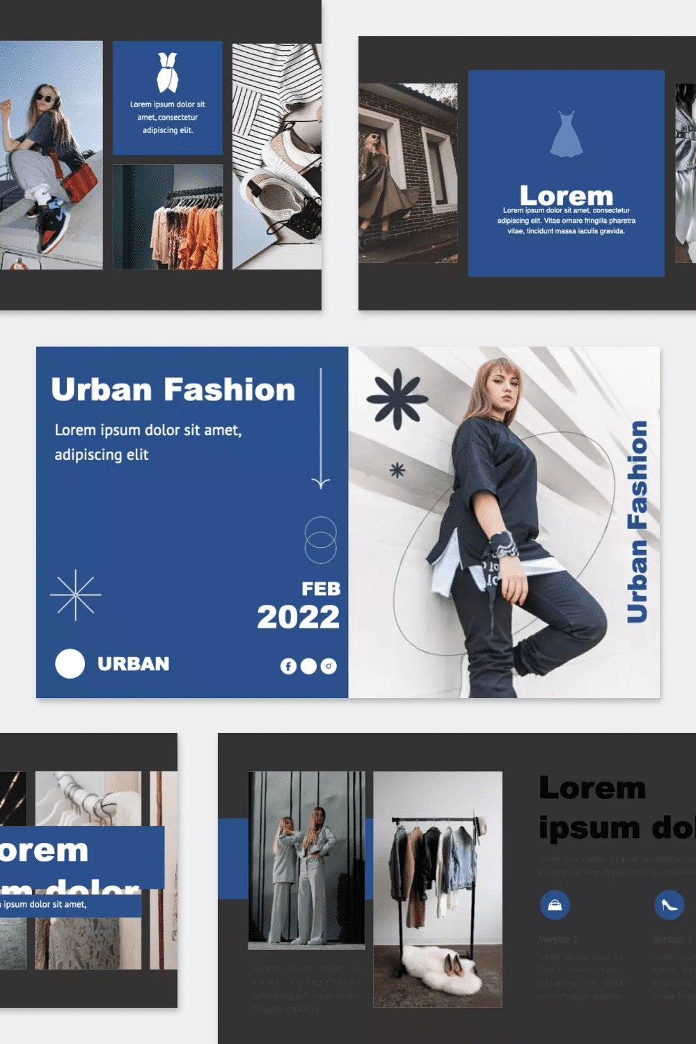 Urban Fashion Presentation Template.