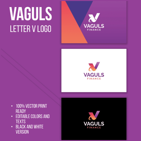 Vaguls - Letter V Logo.