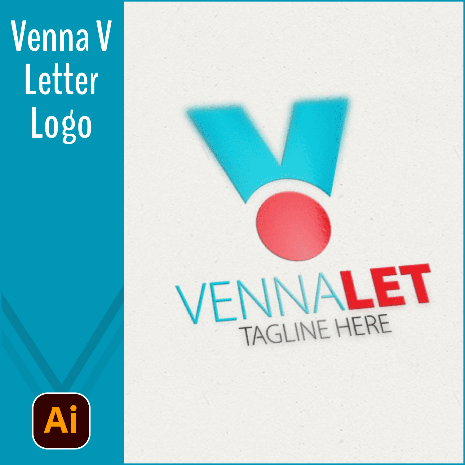 Venna V Letter Logo.