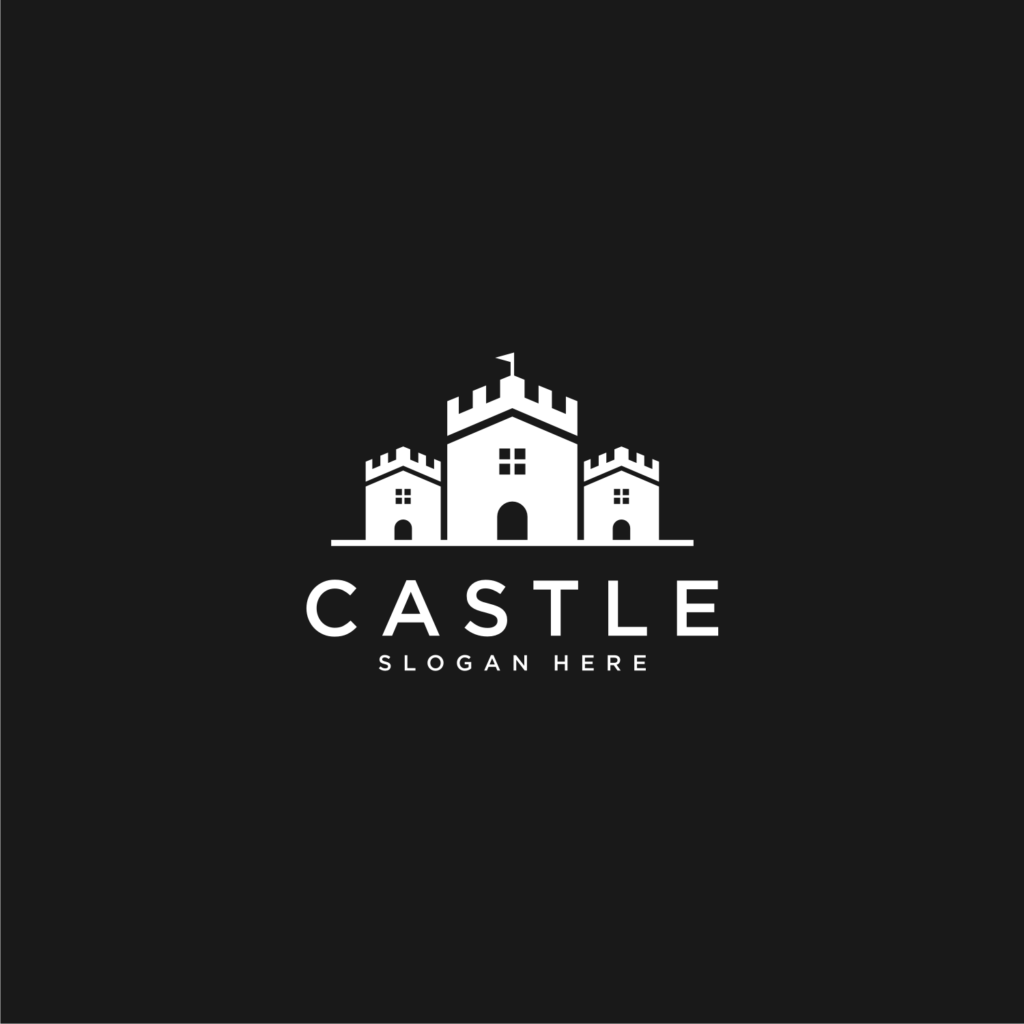 castle logo vector design - MasterBundles