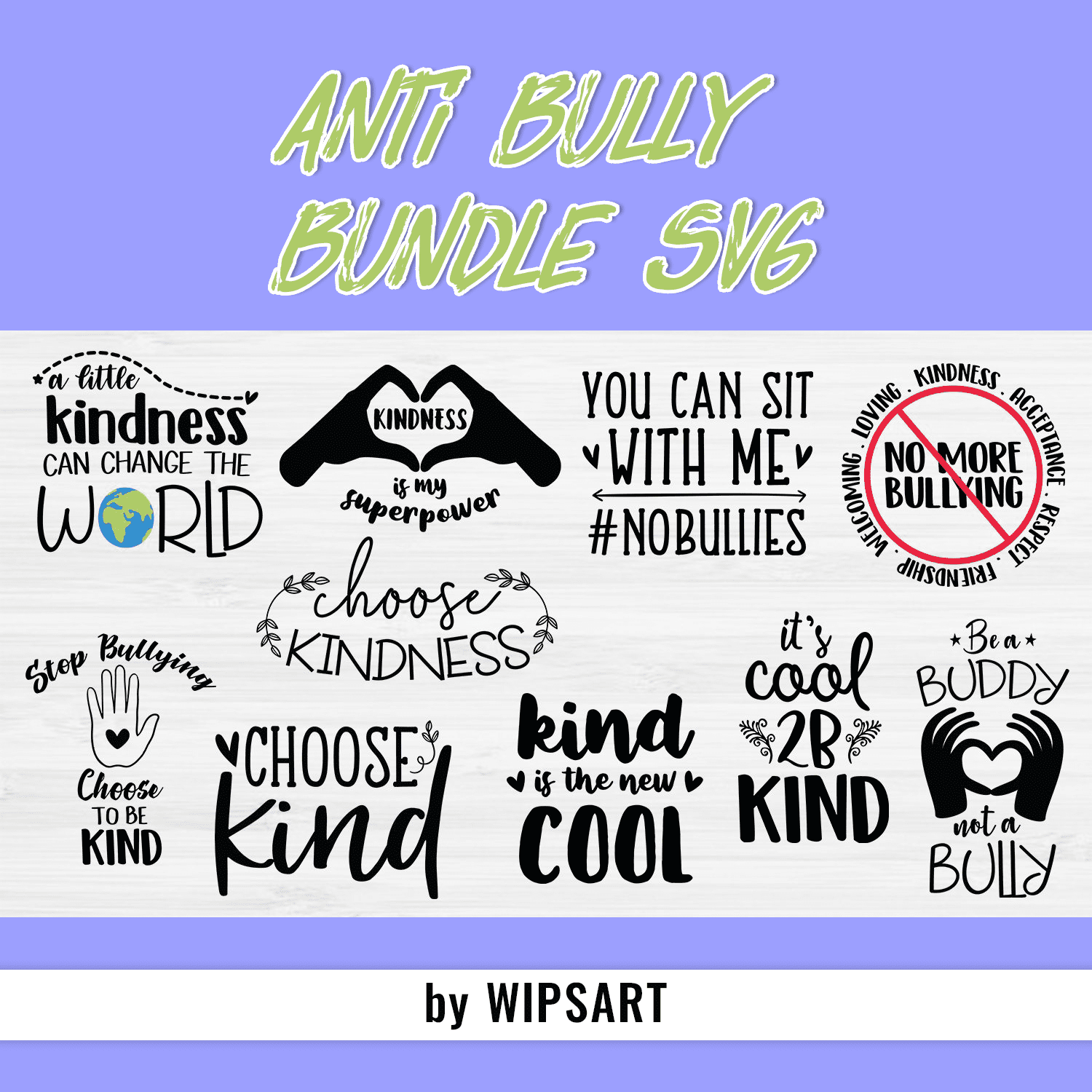 SALE! Anti bully bundle svg, kindness bundle svg.