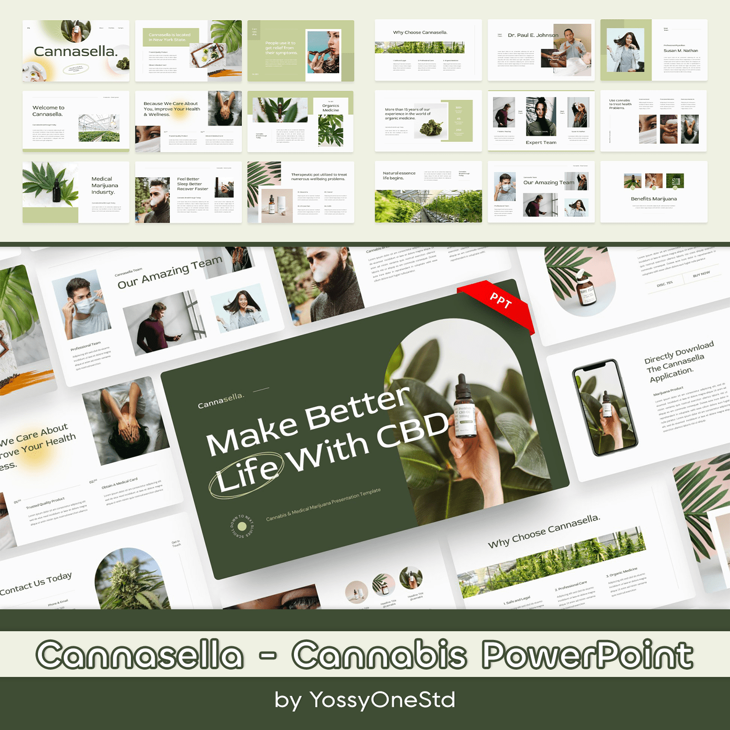 Cannasella - Cannabis PowerPoint cover.