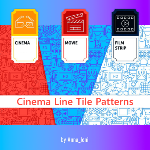 Cinema Line Tile Patterns.