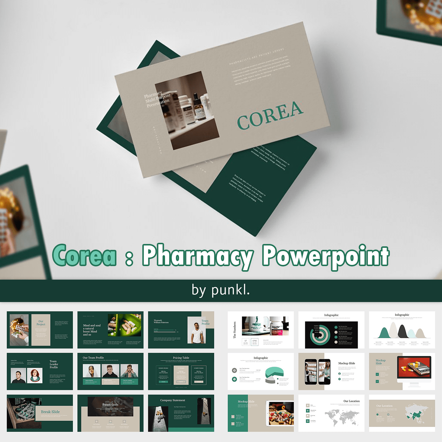 Corea : Pharmacy Powerpoint cover.