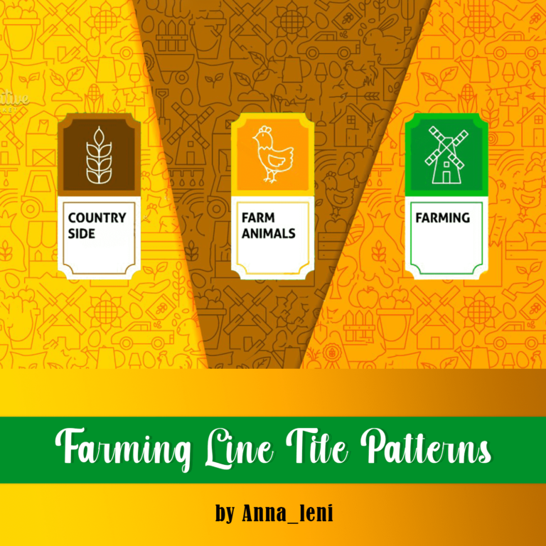 Farming Line Tile Patterns MasterBundles
