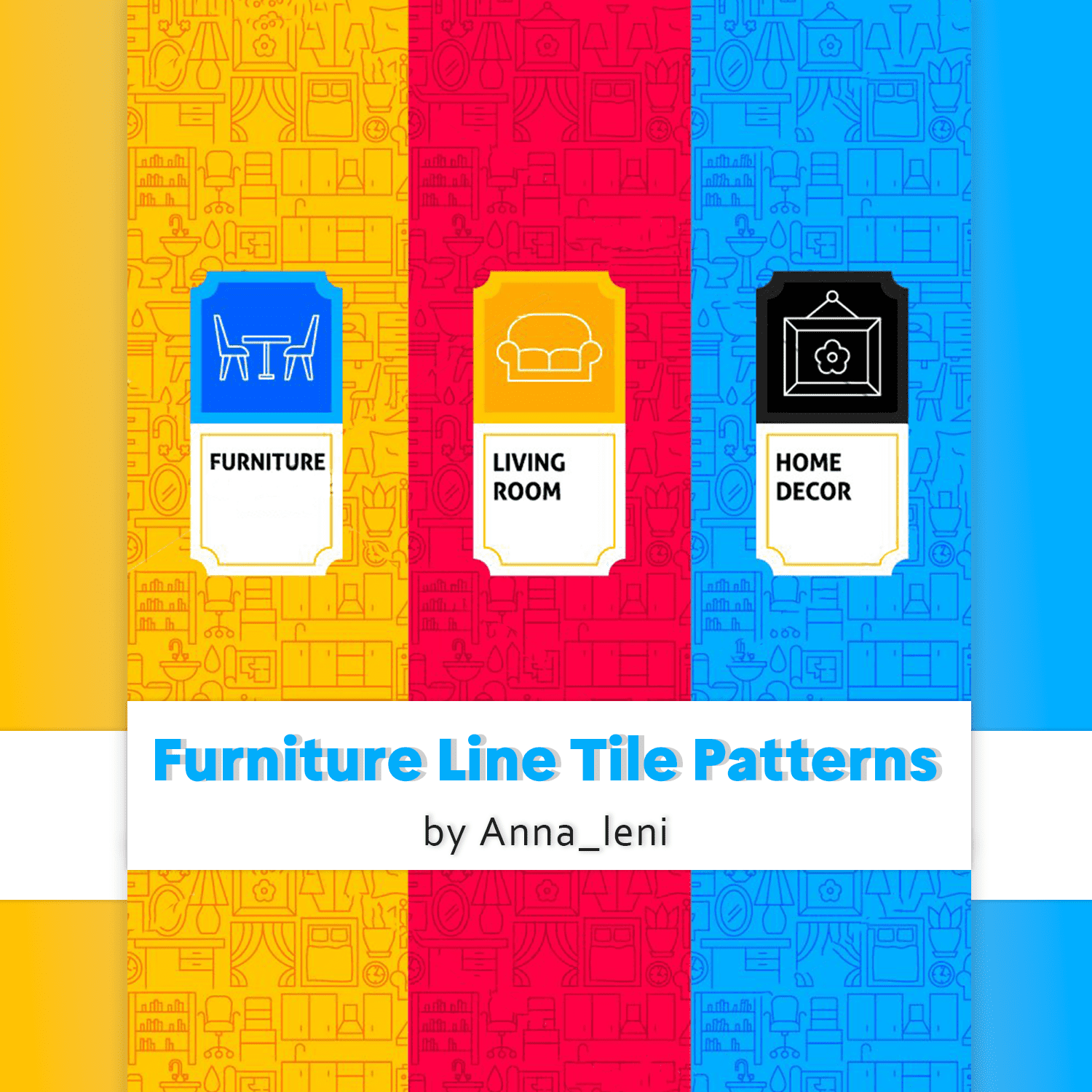 Furniture Line Tile Patterns cover.
