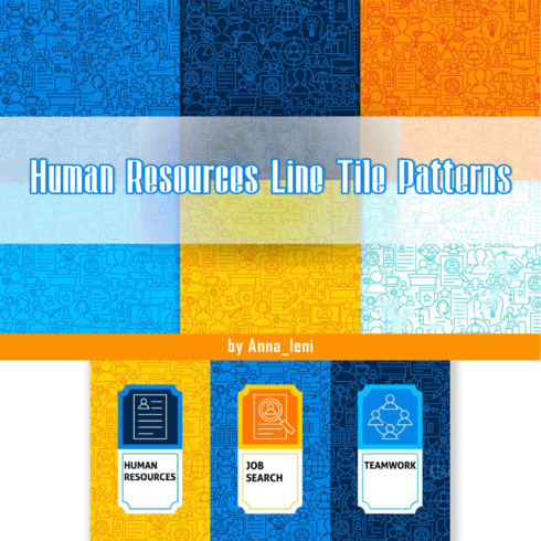 Human Resources Line Tile Patterns.
