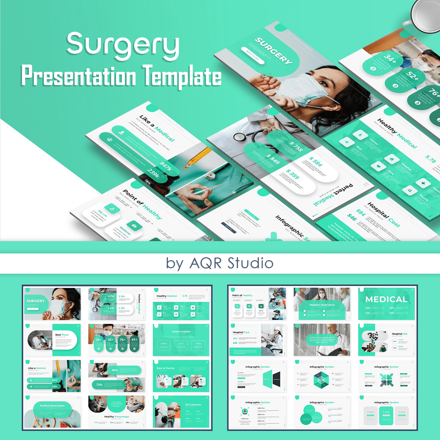 Surgery - Presentation Template cover.