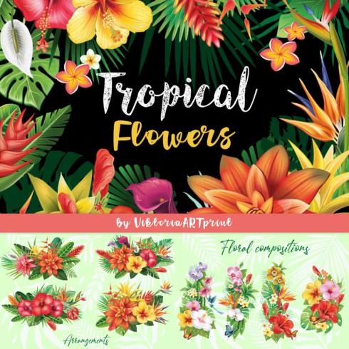 Tropical Flowers.