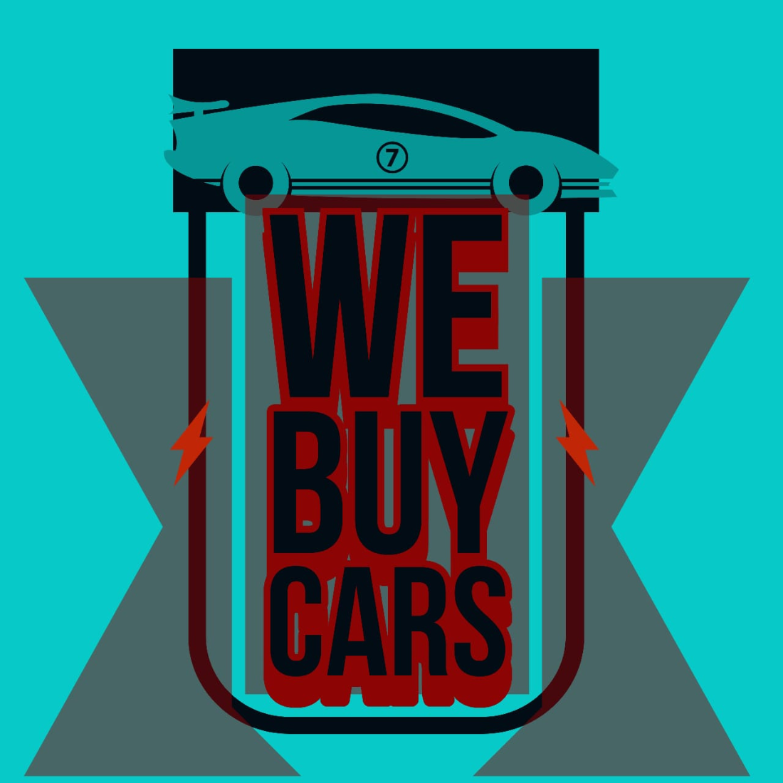We Buy Cars Business Logos preview image.