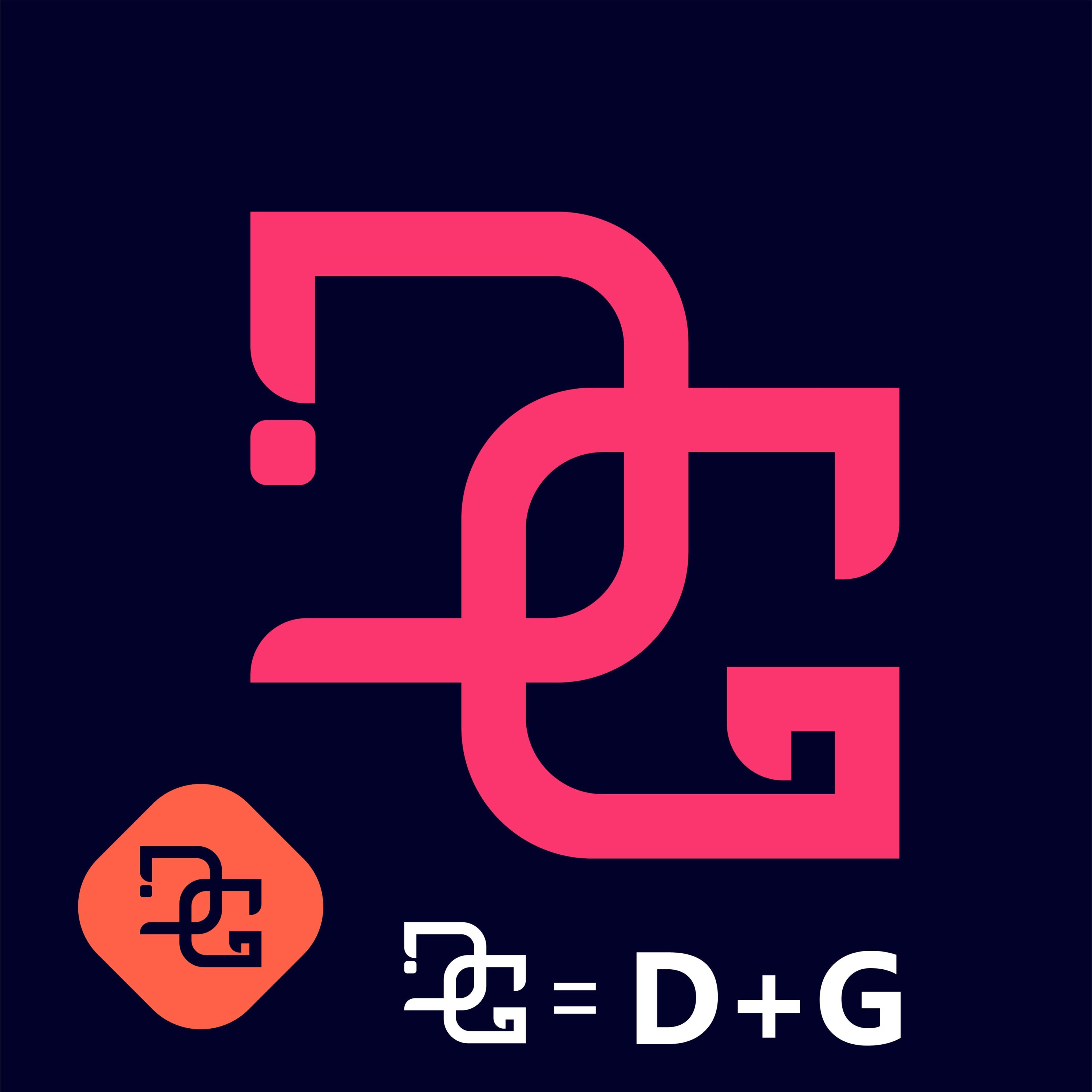 The Best Graphic Design Letter Icon Logos D G pinterest image.