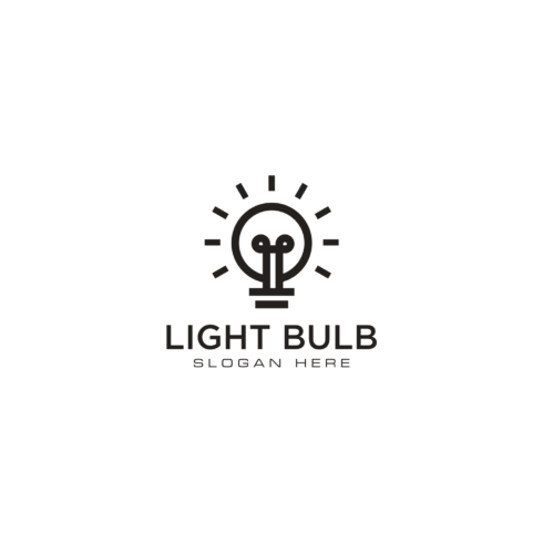 Light Bulb Beautiful Logo Design Vector Cover Image.