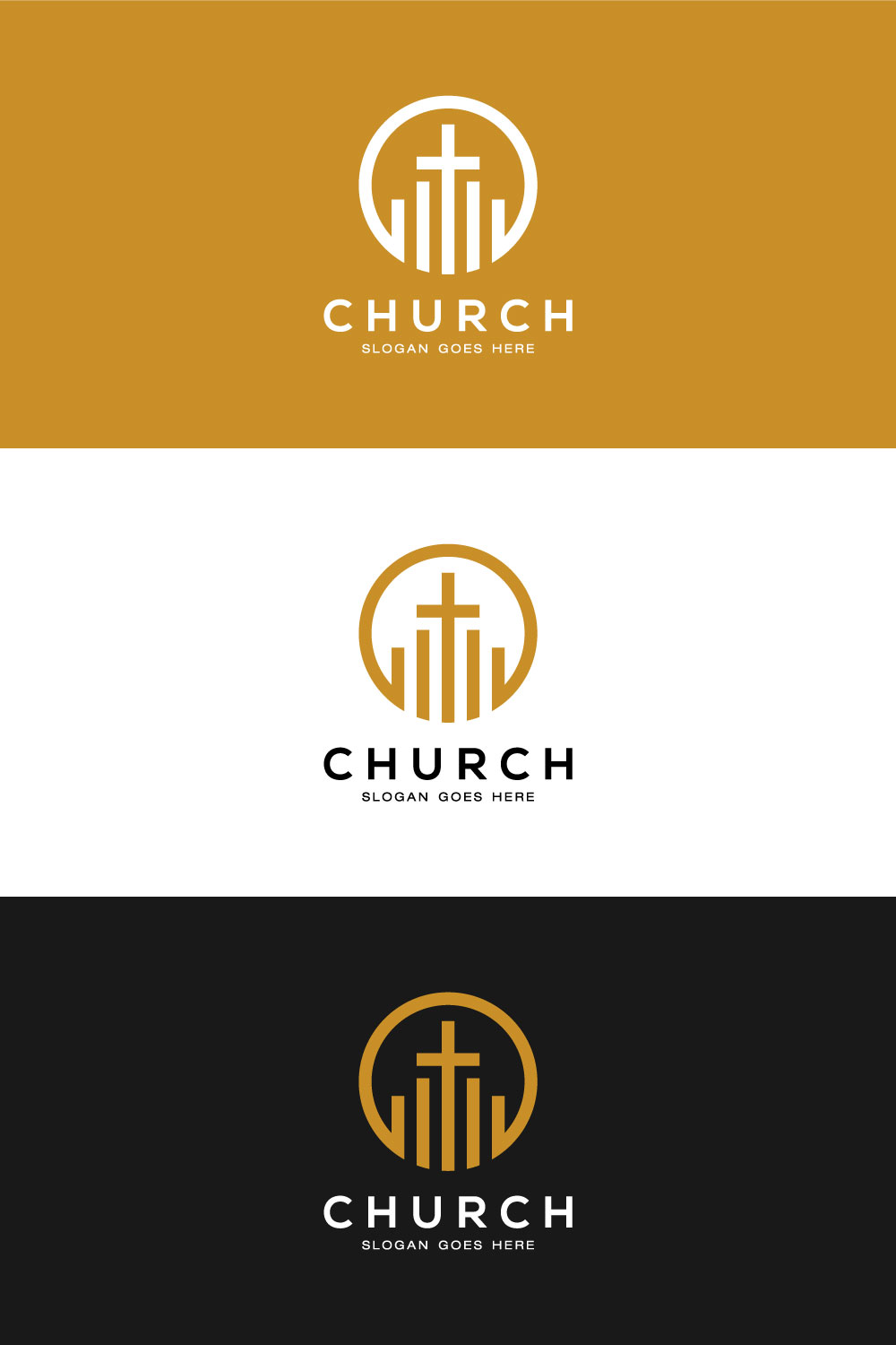 Line Art Church Christian Logo Design Premium Vector Pinterest Image.